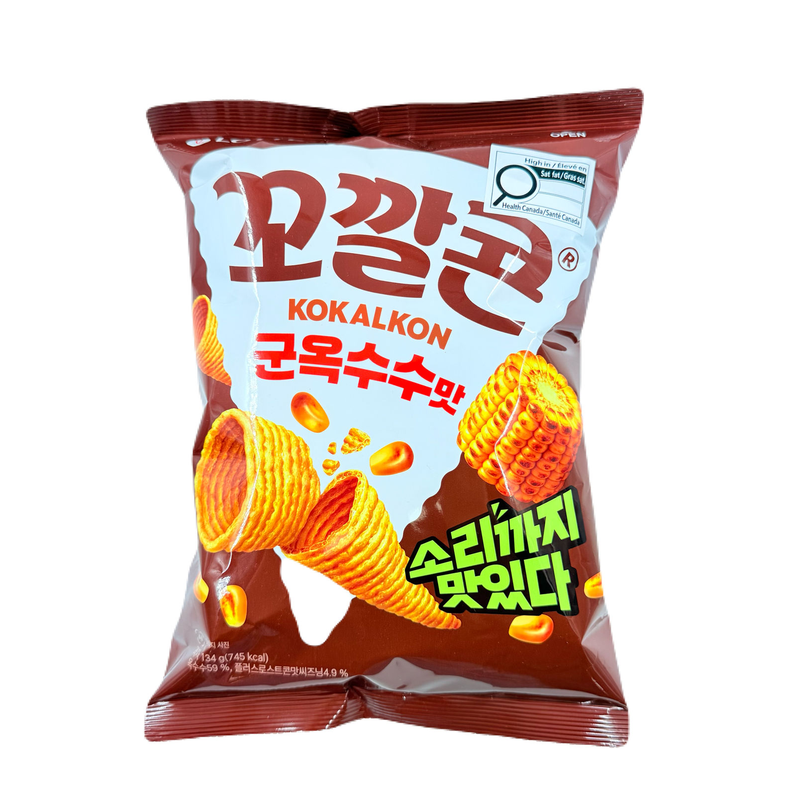 KOKALCORN ROASTED(134*12) 롯데 꼬깔콘 군옥수수맛